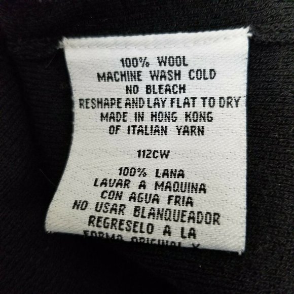 Eileen Fisher PS Black Wool Cardigan Sweater - Picture 4 of 4